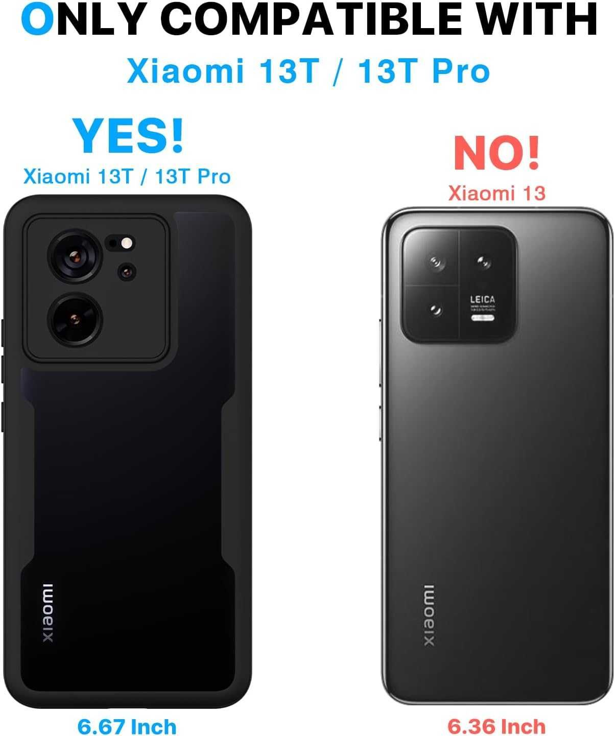 CENHUFO etui 360 do Xiaomi 13T Xiaomi 13T Pro etui pancerne mocne