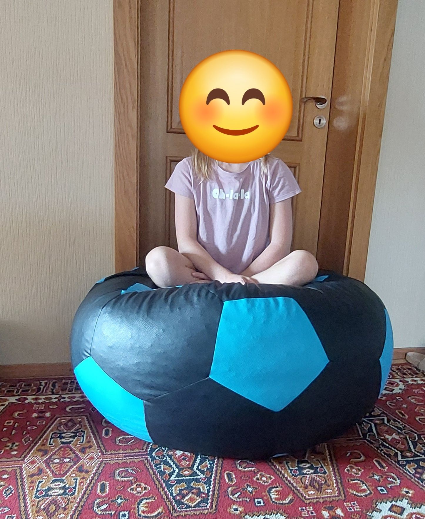 Pufa, siedzisko XXL, piłka