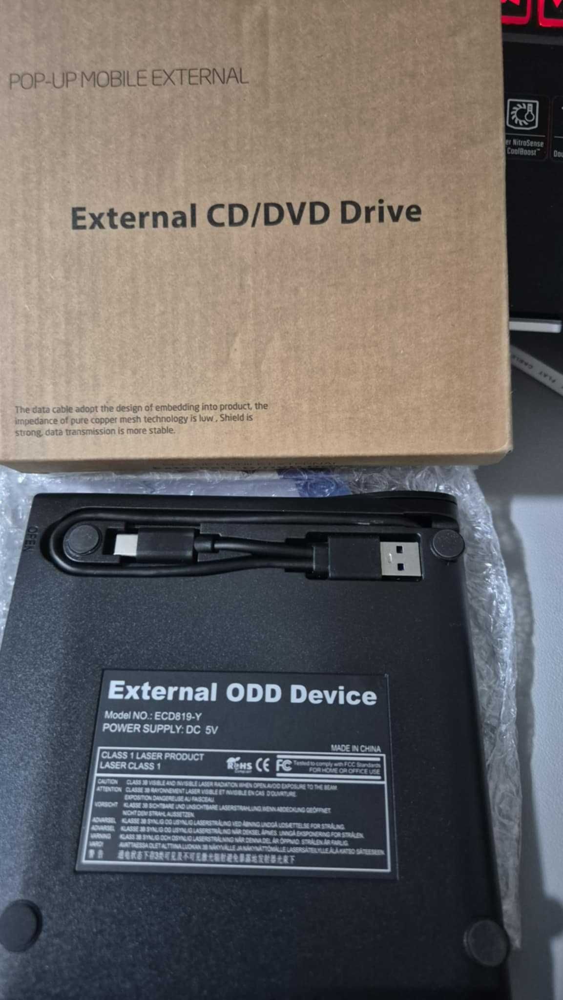 Napęd przenośny zewnętrzny Usb 3.0 DVD/CD
