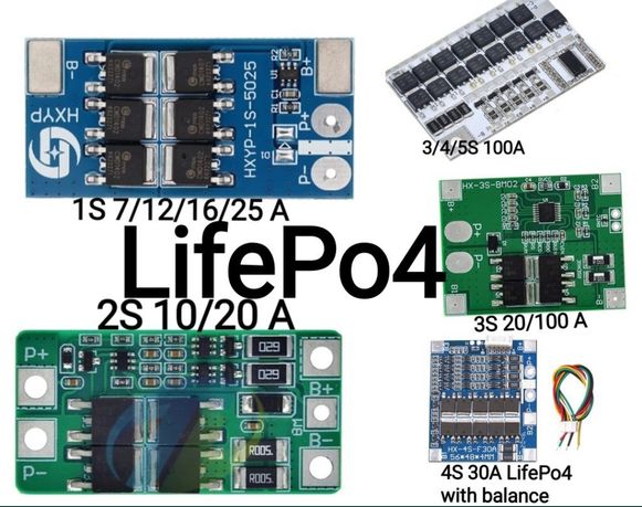 LifePo4 BMS 1S-5S