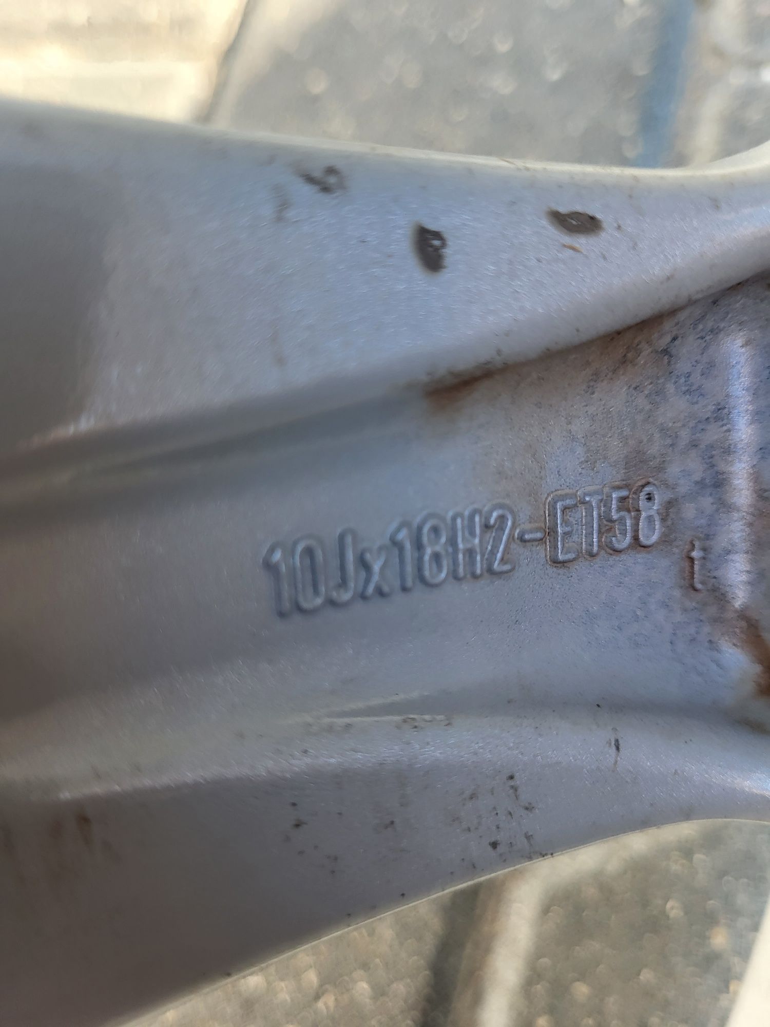 Felga 18" kolo Porsche 911 997 tyl tylna tylne pojedyncza Carrera 10j