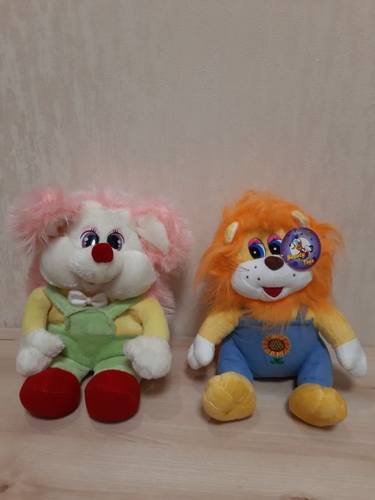 Мягкая игрушка, львенок, мышонок