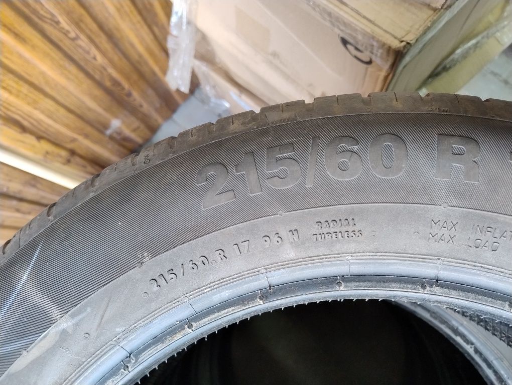 Opony letnie Continental 215/60R17, komplet.