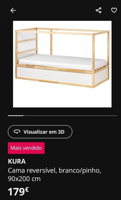 Vendo Cama kura IKEA