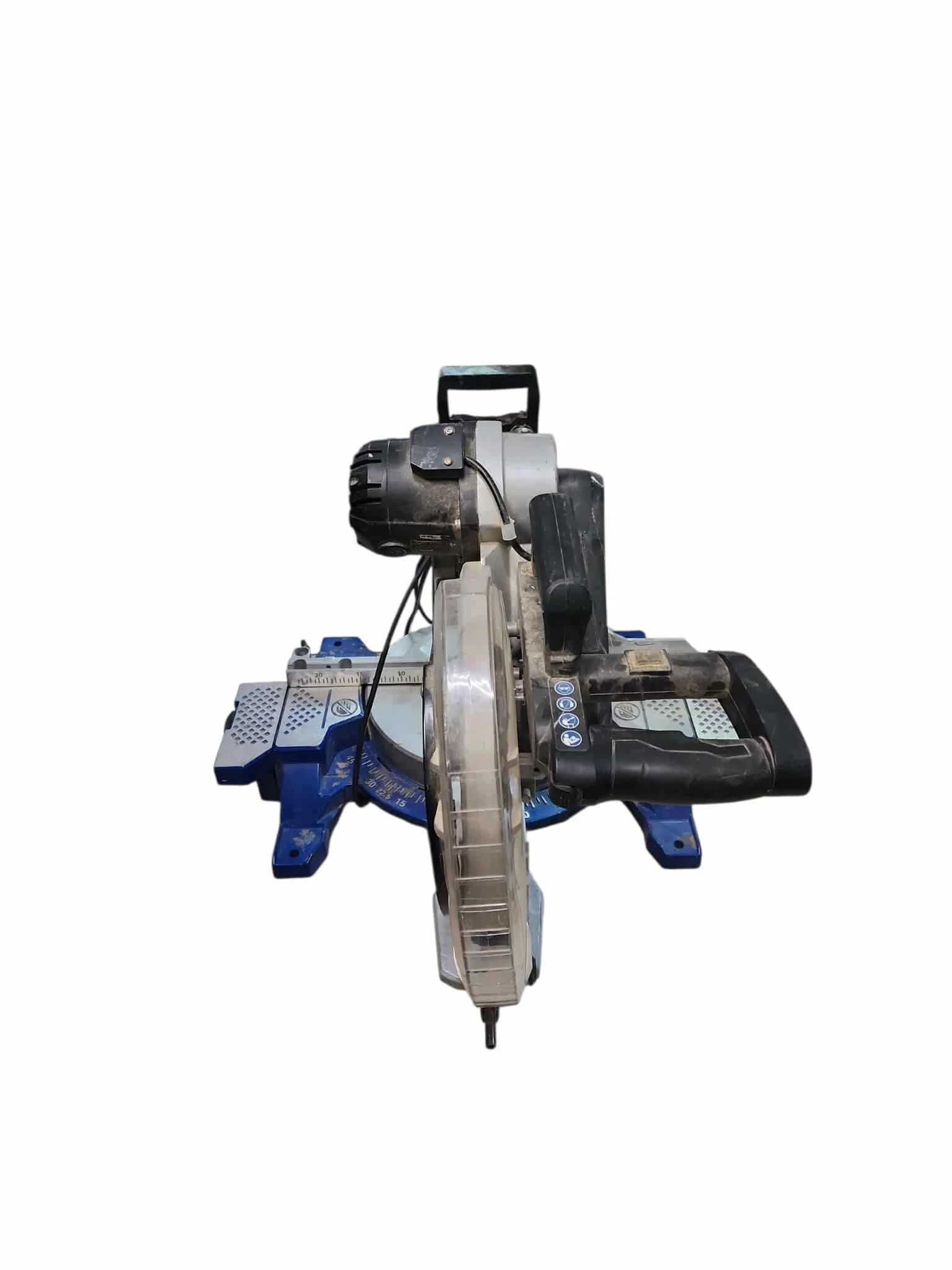 Scheppach HM140L - piła ukośna z posuwem 305 mm + stół roboczy UMF1600