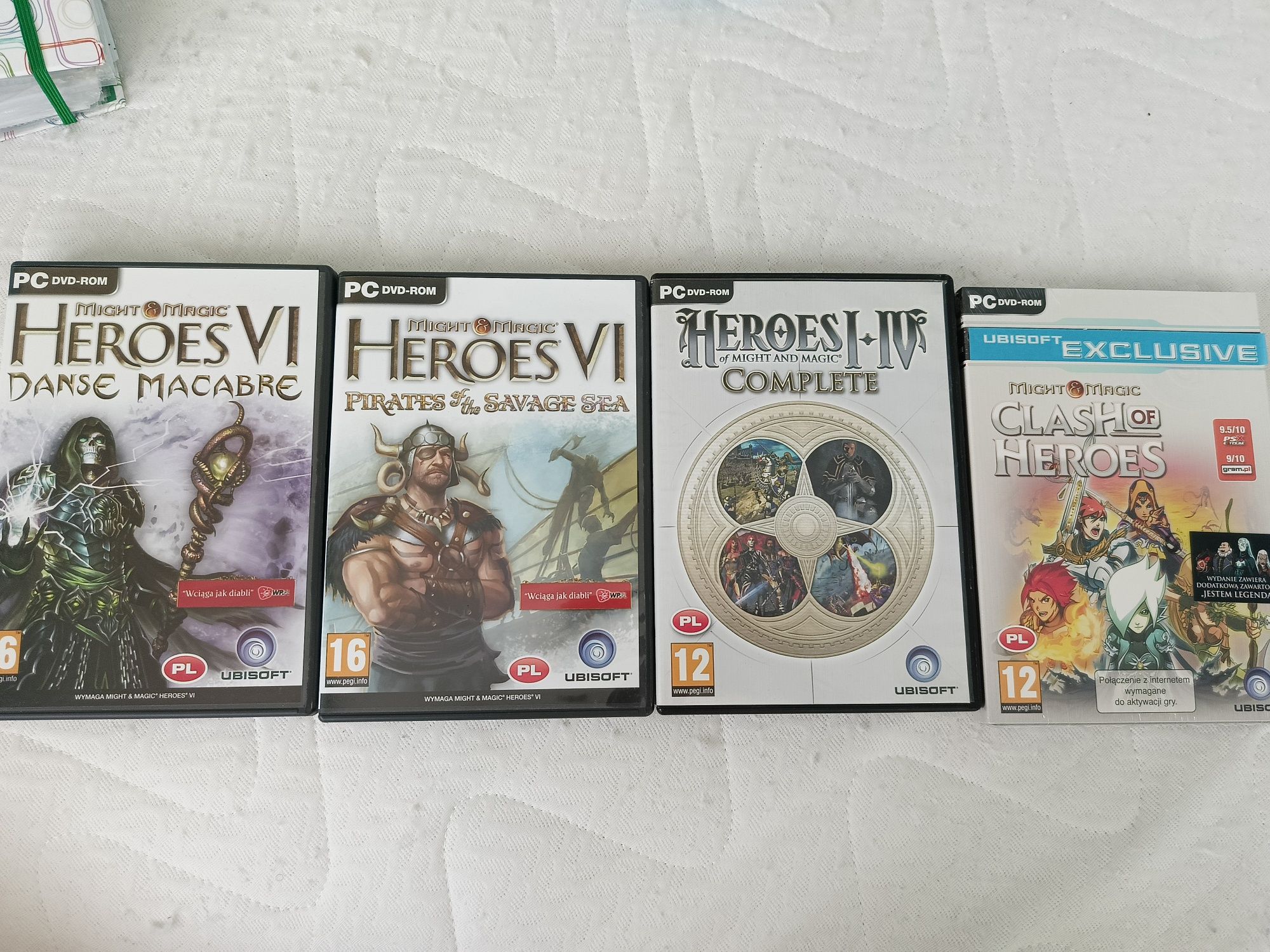 Gra Heroes I-4, dodatki Heroes VI i Clash of Heroes