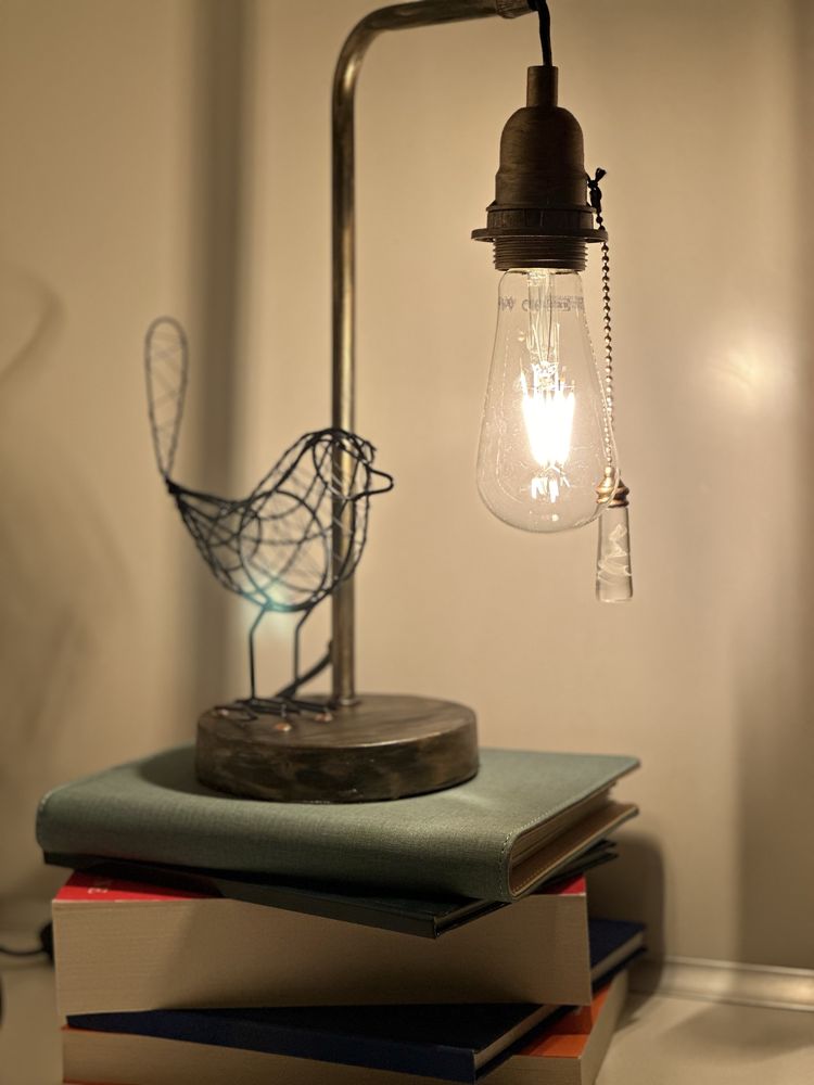 Rustic handcraft lamp