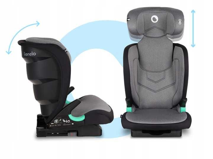 BEZPIECZNY Fotelik Samochodowy Lionelo Neal 15-36kg i-Size ISOFIX