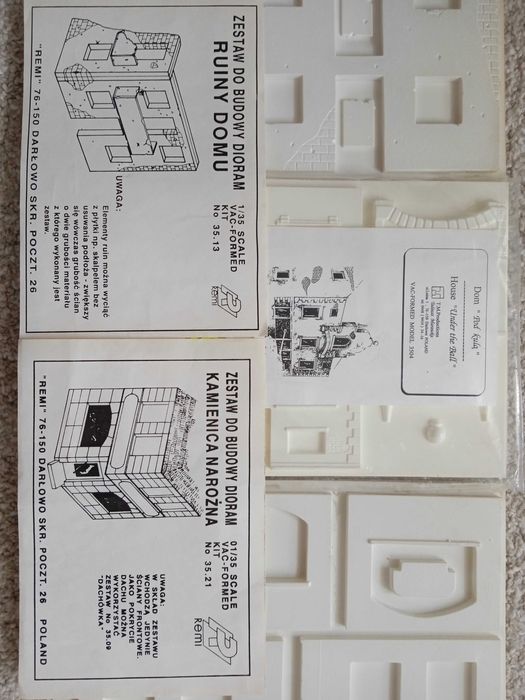 Budynki vacu diorama 1/35