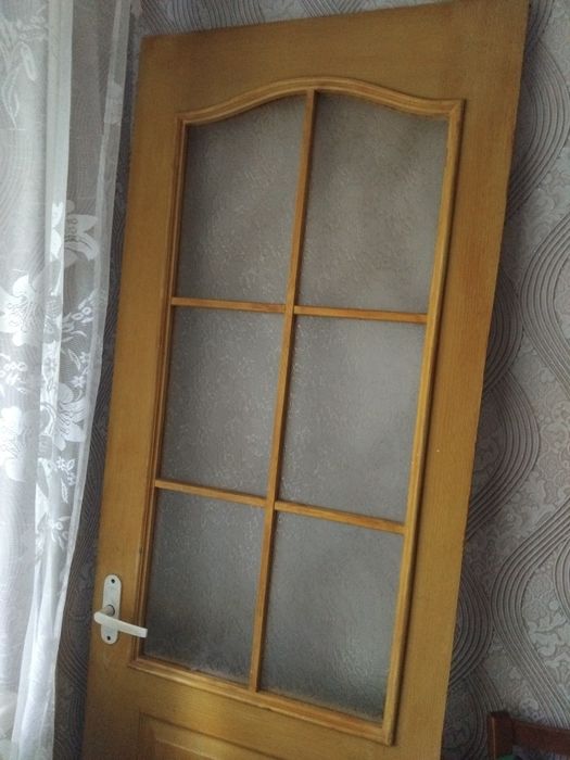 Дверь кухонная в нормальном состоянии.