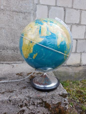 globus vintage podświetlany