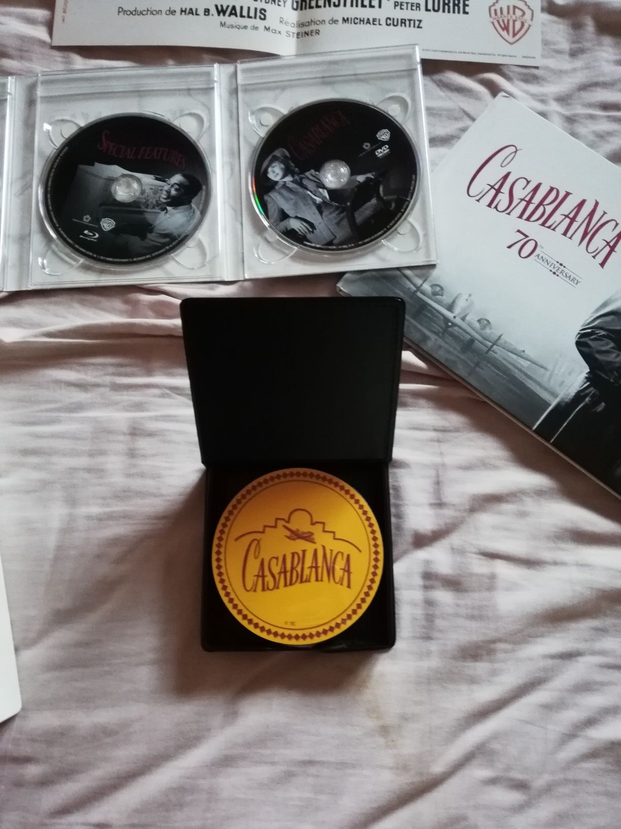 Edição limitada, Blu ray, do filme clássico "Casablanca" (portes gráti