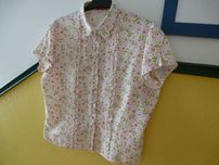Blusa de manga curta, senhora