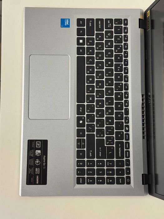 15.6" IPS Intel Core 3 N355 8 ядер - 8GB DDR5 Ноутбук Acer Aspire Go