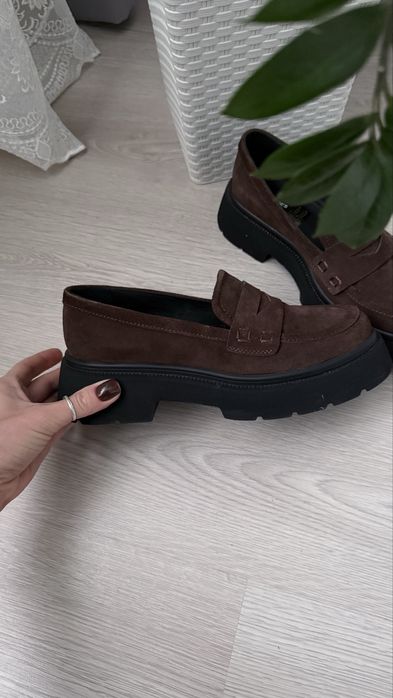 Лофери шоколад коричневі