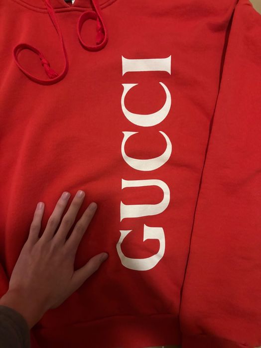 GUCCI big logo hoodie