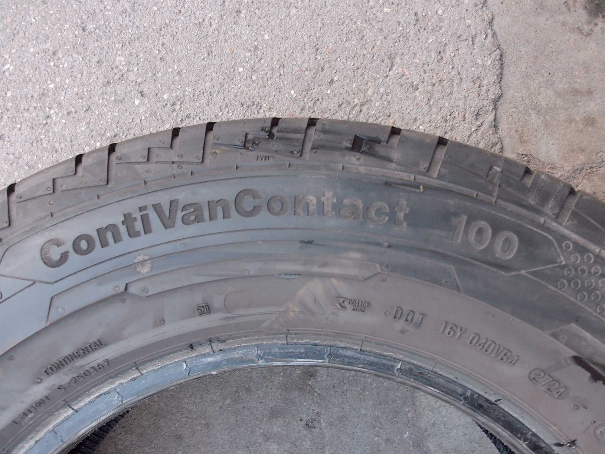 Continental ContiVanContact100  205/75/16C 110/108R jak nowe!