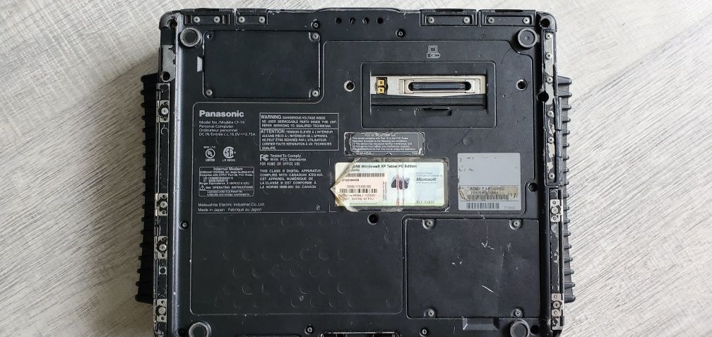 Panasonic thoughbook CF-19. 256ssd, ram4, Intel Duo, sim, rj45, COM