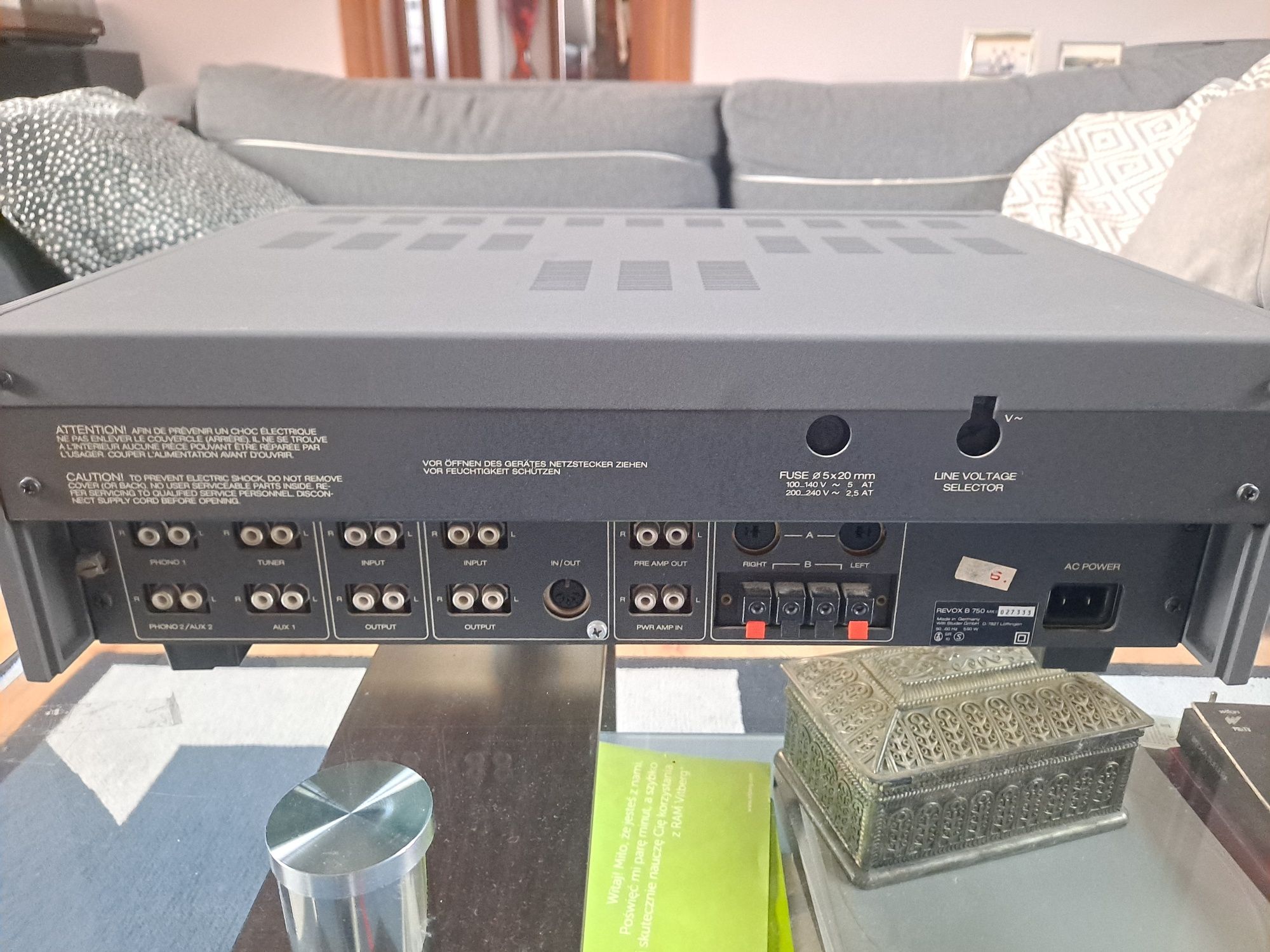 Wzmacniacz Revox B750 MKII po remoncie