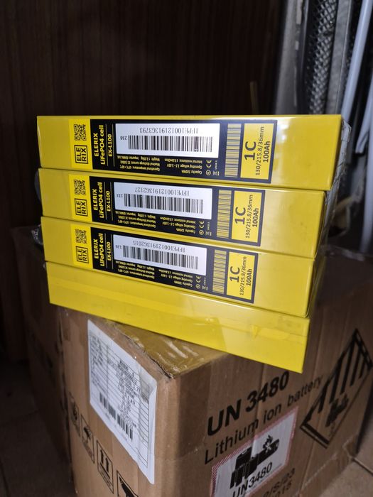 Bateria Lítio solar alta qualidade LiFePO4 3.2V 100Ah