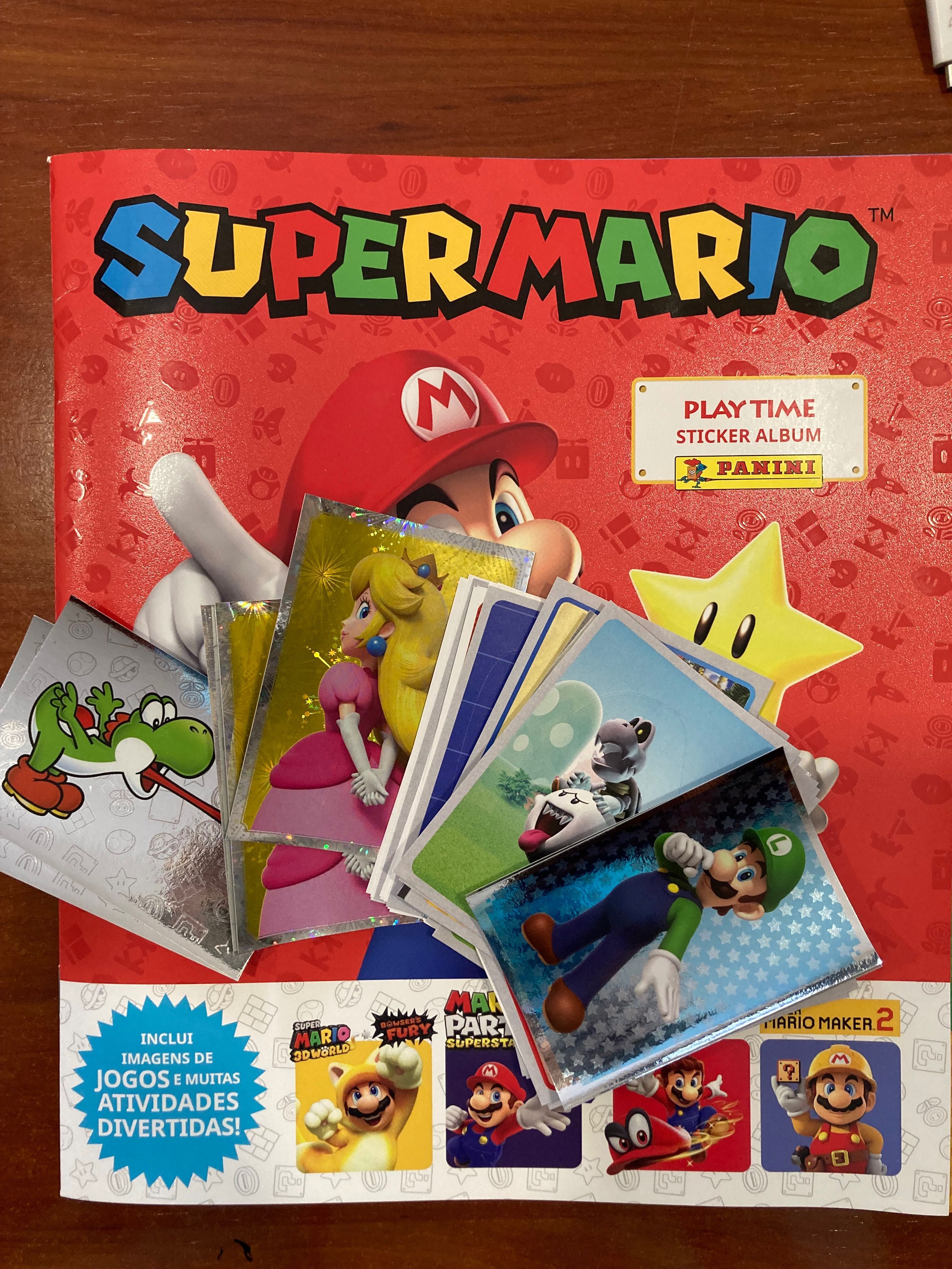 Cromos super mario e patrulha pata