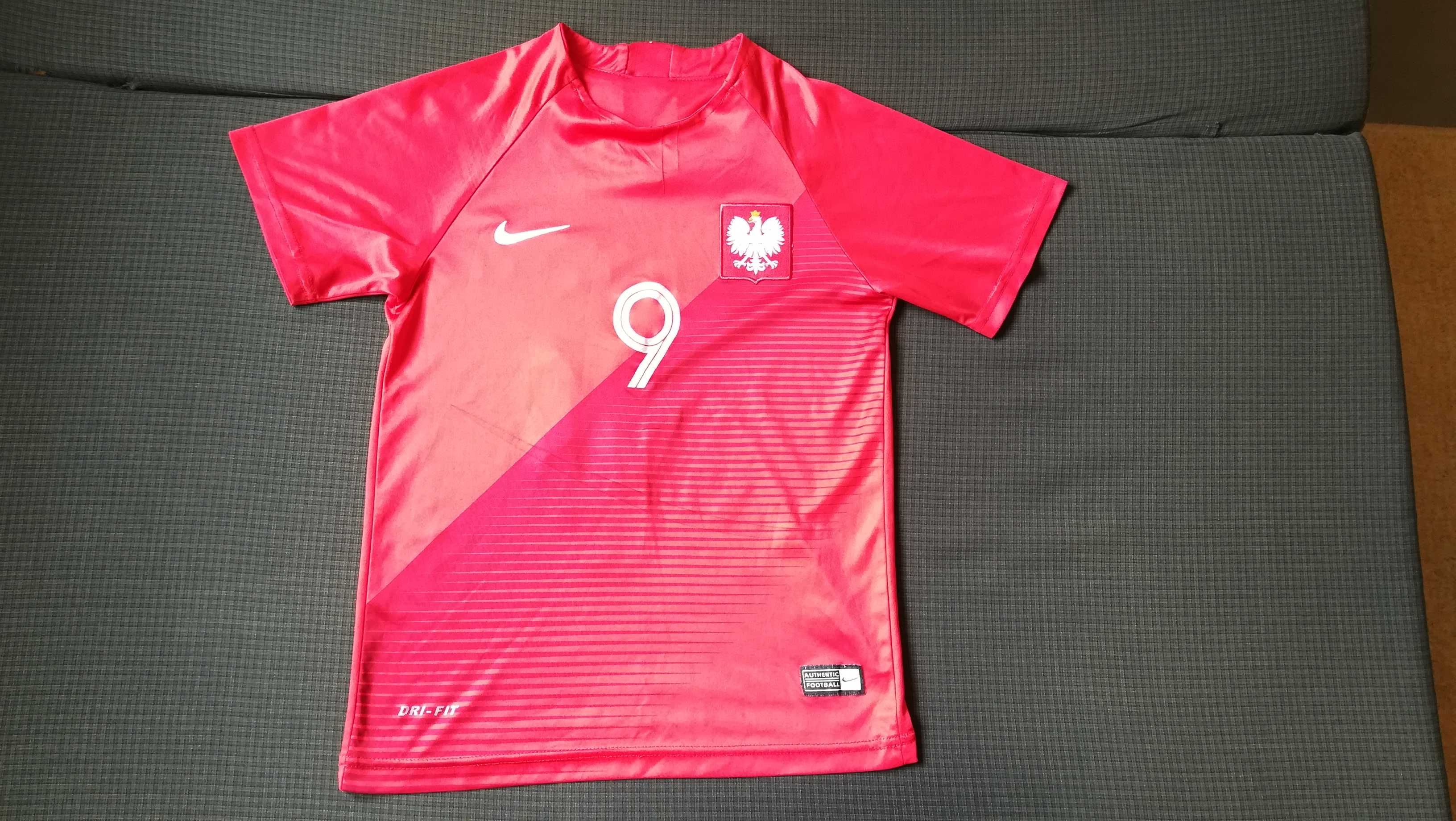 koszulka nike reprezentacja polski lewandowski 9 ladny stan duzo zdjec