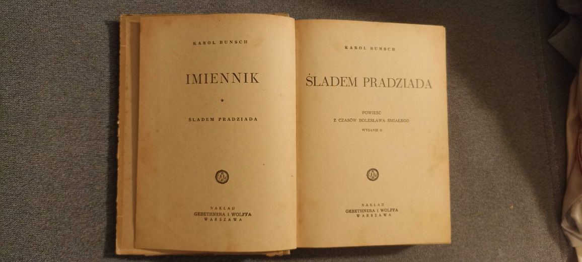Imiennik - Śladem pradziada Karol Bunsch z cyklu Powieści Piastowskie