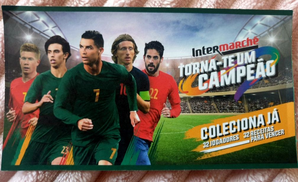 Lote de cromos futebol intermarché