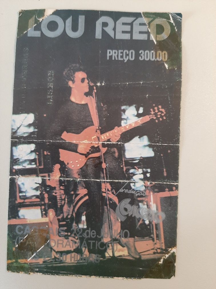 Lou Reed concerto 1980 raro