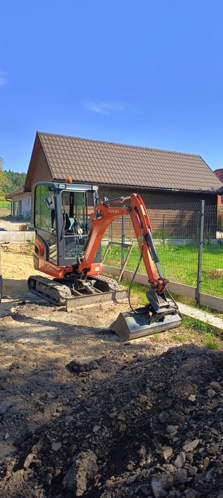 Usługi koparki , minikoparką, kruszywa, Zagęszczarki wozidło 1t