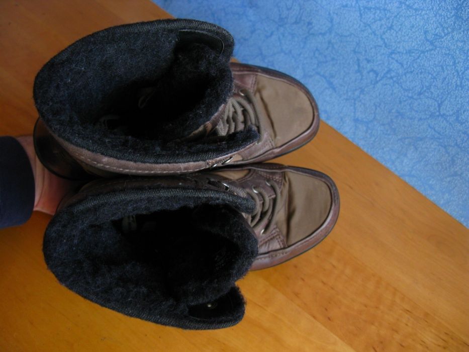 Kozaki Ecco Skóra Gore-Tex R 41  Śniegowce