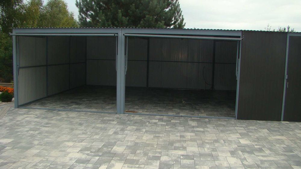 Garaż Blaszany JEDNOSPADOWY - Garaże Blaszane   - Blaszak - GRZYWSTAL