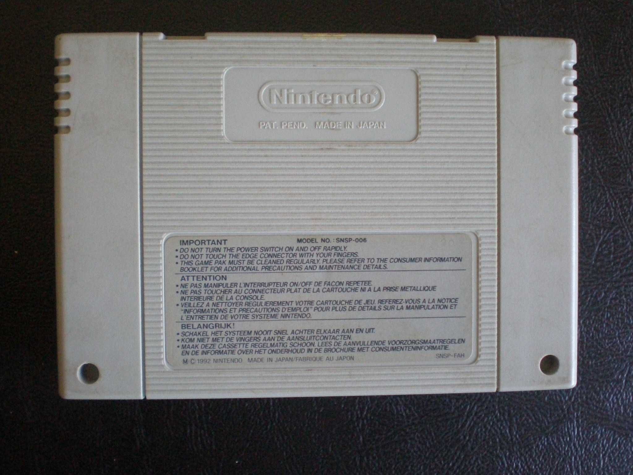 4 jogos Nintendo Super Nintendo - Kick Off European Super Shootout NBA