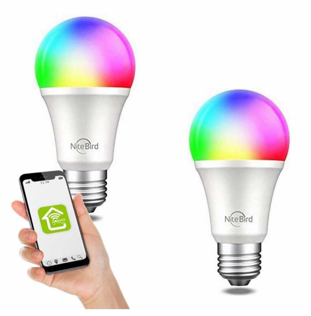 Inteligentna żarówka LED GOSUND WB4 8W E27 Wi-Fi (2 sztuki) Nowe