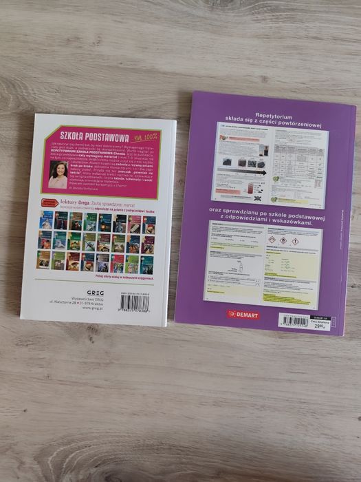 2x Repetytorium Chemia Klasa 7-8