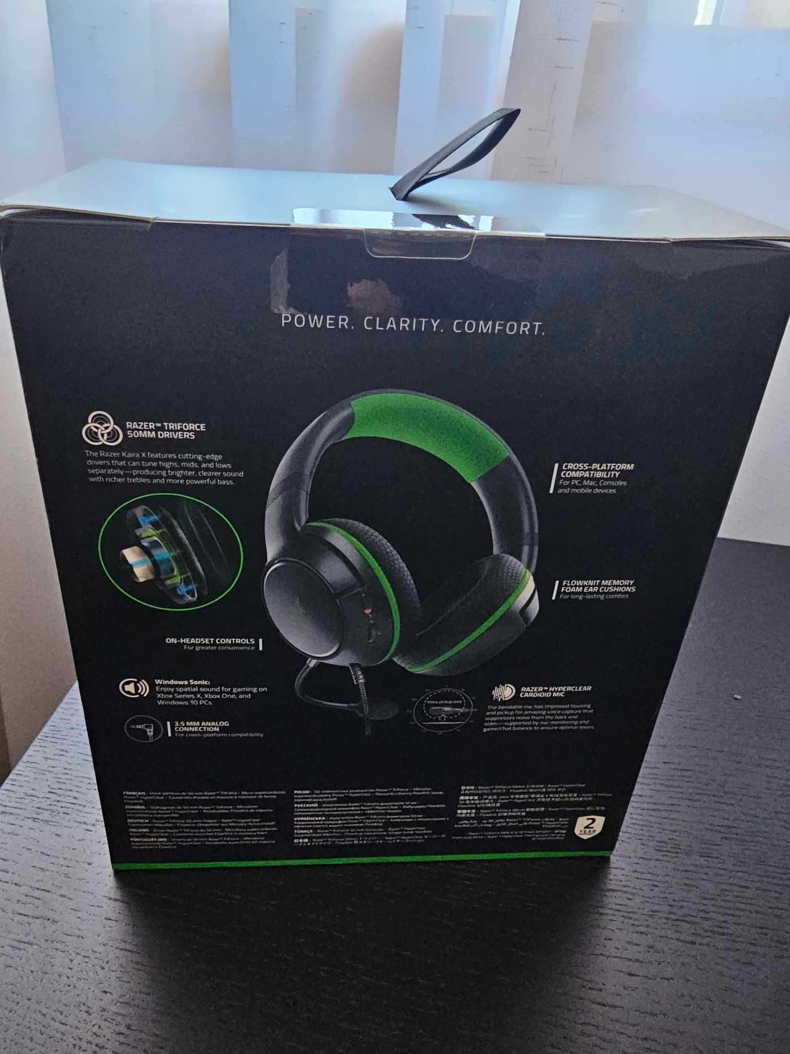 Headset Razer Kaira X (Novo & selado)