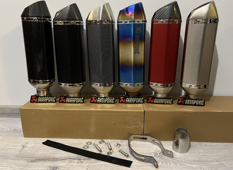 Дешево Прямоток Akrapovic 31 37 47 57 sc project вихлоп.