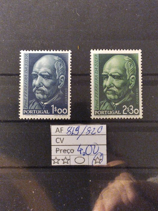 1958 1° Centenário Do Nascimento Do Prof. Dro.  Ferreira da Silva MLH