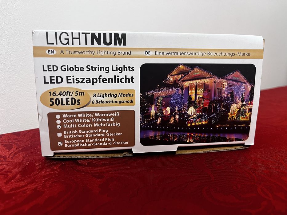 Luzes de natal 50leds