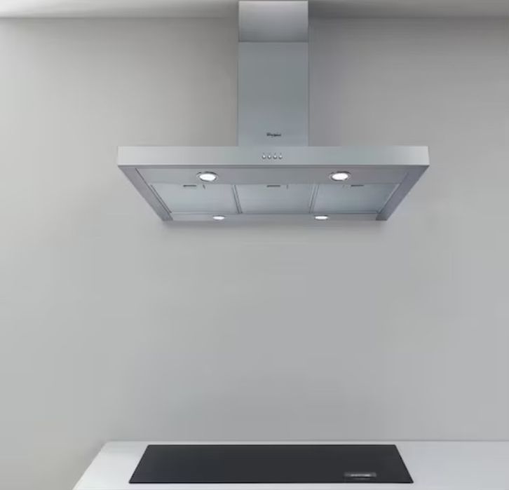 Exaustor Ilha Whirlpool WIB93LMX 90cm – NOVO, entrega Braga/Porto