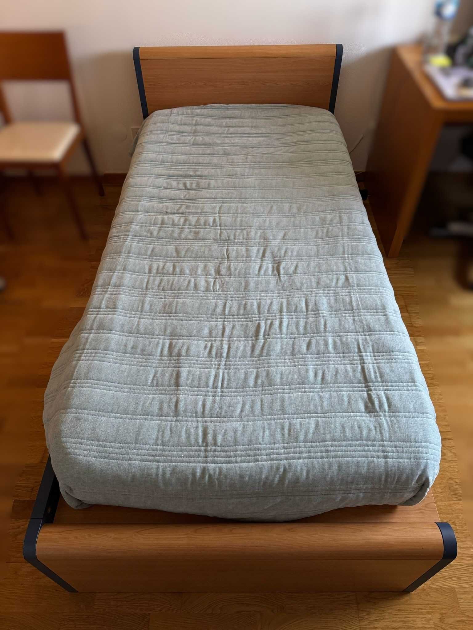 Cama de Solteiro com Gavetas e Colchão
