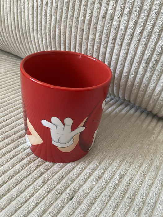 Duży kubek m&m czerwony 500 ml