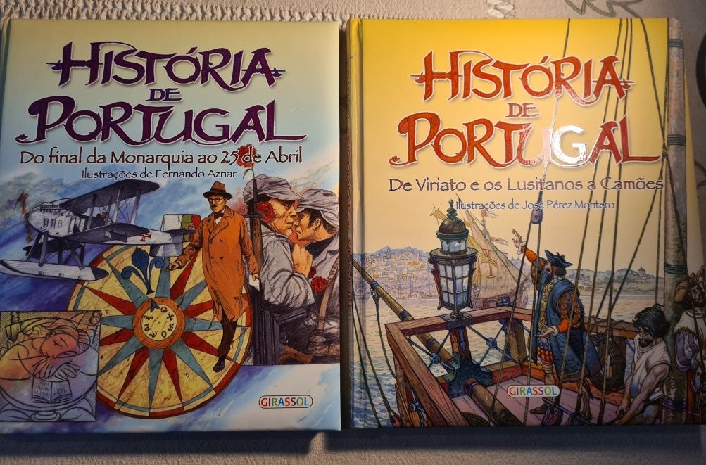 História de Portugal infantojuvenil - 2 volumes