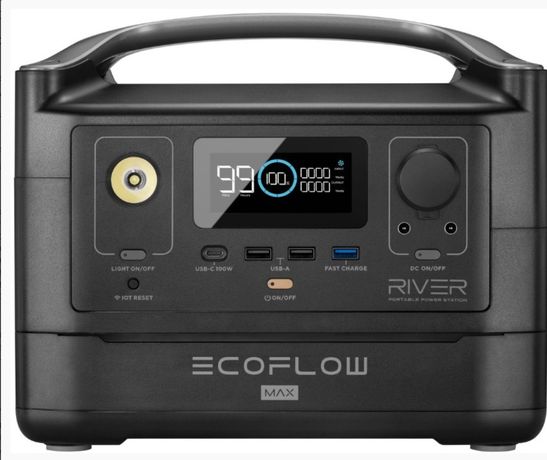 Зарядна портативна станція EcoFlow River MAX–  576 Вт·год
