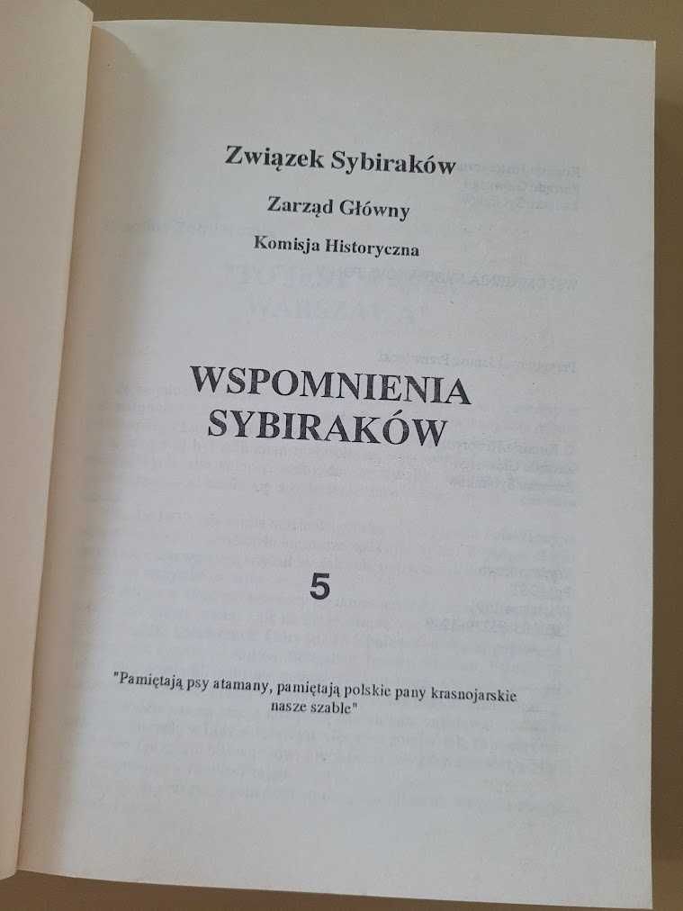 Wspomnienia Sybiraków 5