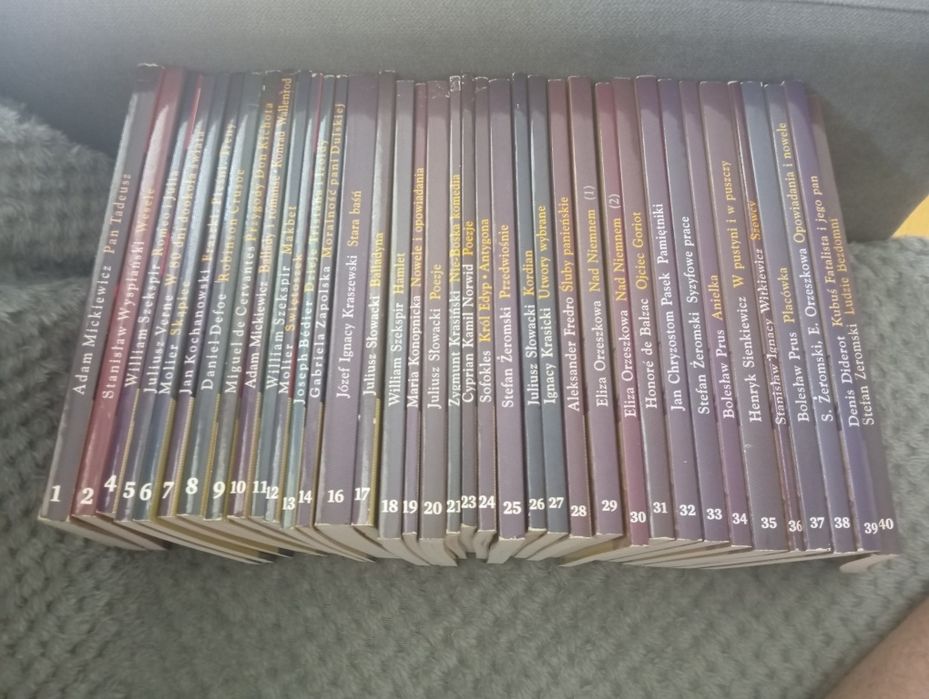 Lektury wszech czasów, 37 tomów, stan idealny, nie czytane! Gratka