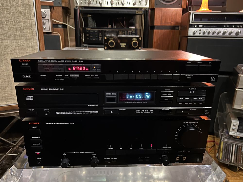 Wzmacniacz luxman lv 112 cd D 111 tuner t 111L