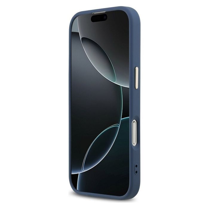 GUESS futerał do iPhone 17 GUHCP17S4GMGCBL złoto-niebieski PU z