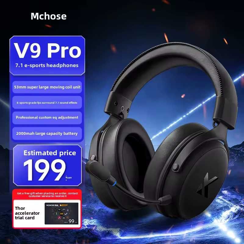 ‼️ NEW ‼️ Бездротова ігрова гарнітура Mchose S9 Pro