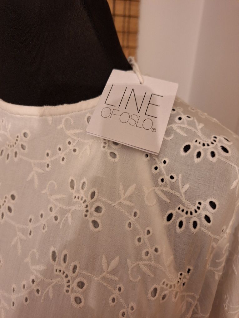 Line of Oslo, damska sukienka mini, r. M